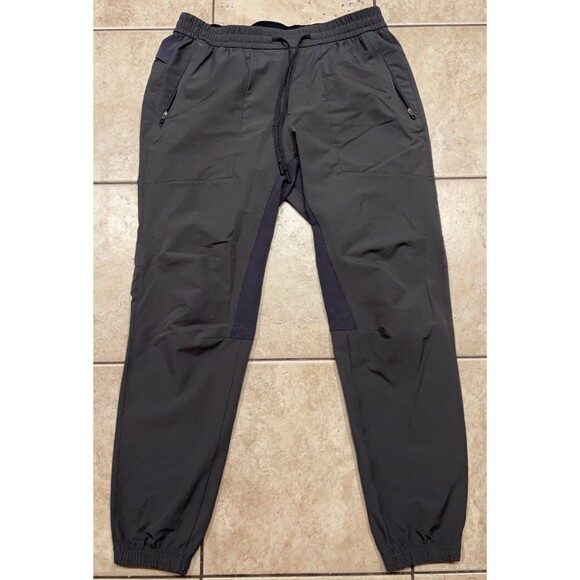Lululemon Pants Mens Large Grey License to Train Jogger Elastic Waist Cuffed - Picture 1 of 6